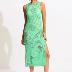 Seafolly Ladies Islands Cover Up - Mint