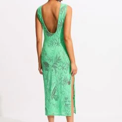 Seafolly Ladies Islands Cover Up - Mint -Seafolly shop 54749 CU Mint 3