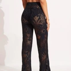 Seafolly Ladies Islands Pant - Black -Seafolly shop 54761 PA Black 3 281 29