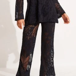 Seafolly Ladies Islands Pant - Black -Seafolly shop 54761 PA Black 6