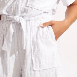 Seafolly Ladies Capri Playsuit - White -Seafolly shop 54773 PS White 6