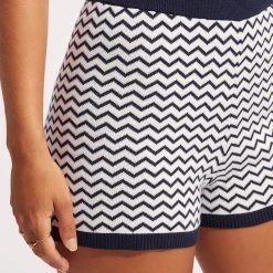 Seafolly Ladies Sienna Knit Short - White -Seafolly shop 54776 KN White 6