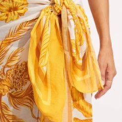 Seafolly Ladies Castaway Pareo - Tuscan Sun -Seafolly shop 54792 SG TuscanSun 5