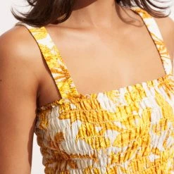 Seafolly Ladies Castaway Shirring Top - Tuscan Sun 11 Seafolly Ladies Castaway Shirring Top - Tuscan Sun -Seafolly shop 54797 TO Tuscan 20Sun 5