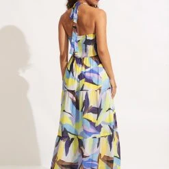 Seafolly Ladies Tropfest Midi - True Navy -Seafolly shop 54823 DR True 20Navy 4