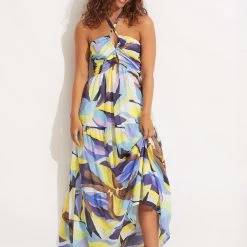 Seafolly Ladies Tropfest Midi - True Navy -Seafolly shop 54823 DR True 20Navy 5