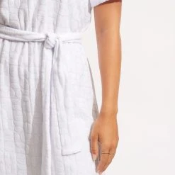 Seafolly Ladies Capri Terry Dress - White 11 Seafolly Ladies Capri Terry Dress - White -Seafolly shop 54840 DR White 5
