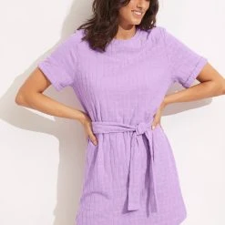 Seafolly Ladies Capri Terry Dress - Wild Rose