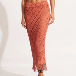 Seafolly Ladies Marrakesh Skirt - Cinnamon 8 Seafolly Ladies Marrakesh Skirt - Cinnamon -Seafolly shop 54847 SK Cinnamon 4