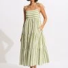 Seafolly Ladies Cabana Tier Maxi - Olive Green -Seafolly shop 54860 DR OliveGreen 3