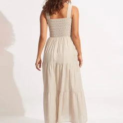 Seafolly Ladies Faithful Midi - Natural -Seafolly shop 54865 DR Natural 4