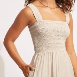 Seafolly Ladies Faithful Midi - Natural -Seafolly shop 54865 DR Natural 5