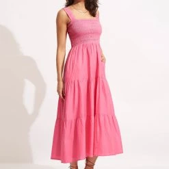 Seafolly Ladies Faithful Midi - Pink -Seafolly shop 54865 DR Pink 4