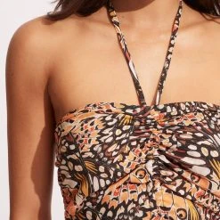 Seafolly Ladies Take Flight Tiered Dress - Mandarin -Seafolly shop 54867 DR Mandarin 6