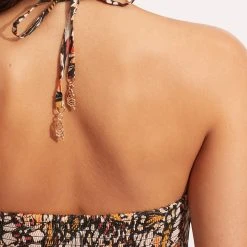 Seafolly Ladies Take Flight Tiered Dress - Mandarin -Seafolly shop 54867 DR Mandarin 7