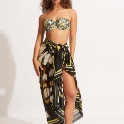 Seafolly Ladies Take Flight Pareo - Wild Lime