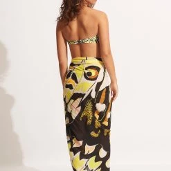 Seafolly Ladies Take Flight Pareo - Wild Lime -Seafolly shop 54871 SG Wild 20Lime 5