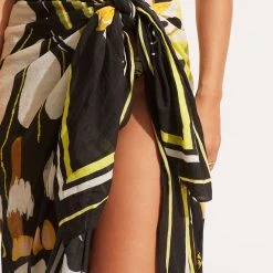 Seafolly Ladies Take Flight Pareo - Wild Lime -Seafolly shop 54871 SG Wild 20Lime 6