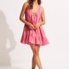 Seafolly Ladies Sunbreak Poplin Dress - Pink -Seafolly shop 54877 DR Pink 3