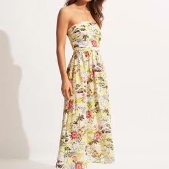 Seafolly Ladies Coast To Coast Midi - Wild Lime -Seafolly shop 54888 DR Wild 20Lime 5