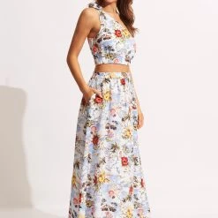 Seafolly Ladies Coast To Coast One ShoulderTop - Powder Blue -Seafolly shop 54889 TO PowderBlue 5