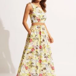 Seafolly Ladies Coast To Coast One ShoulderTop - Wild Lime -Seafolly shop 54889 TO Wild 20Lime 5