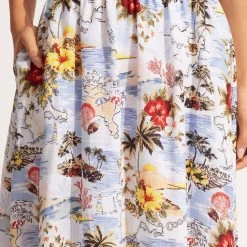 Seafolly Ladies Coast To Coast Skirt - Powder Blue -Seafolly shop 54890 SK PowderBlue 7