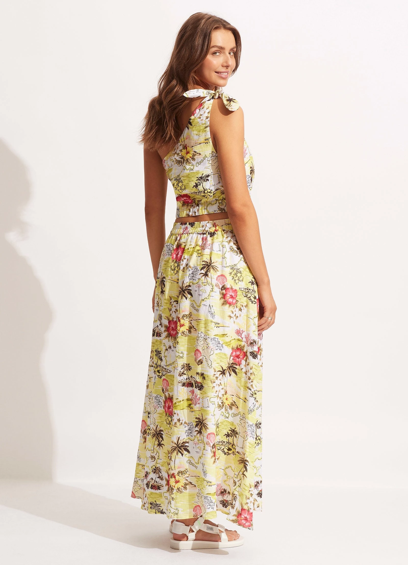 Seafolly Ladies Coast To Coast Skirt - Wild Lime 6 Seafolly Ladies Coast To Coast Skirt - Wild Lime - Image 4