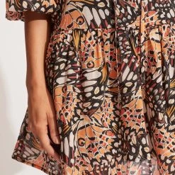 Seafolly Ladies Take Flight Cover Up - Mandarin -Seafolly shop 54895 CU Mandarin 6