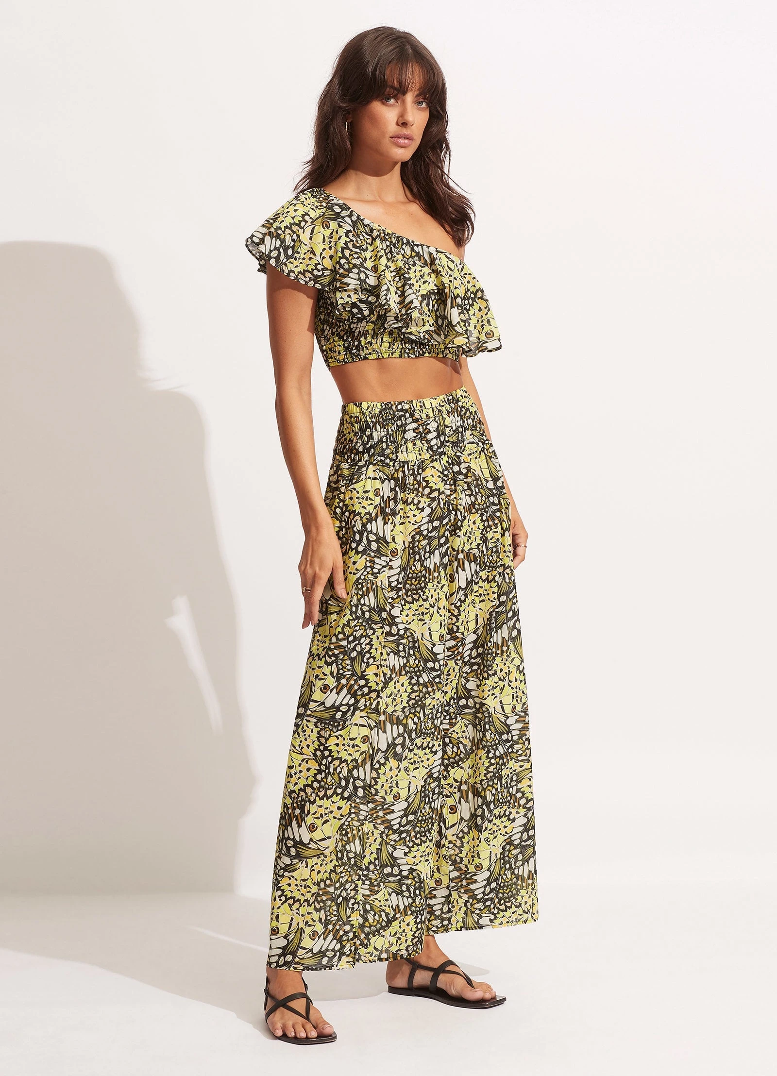 Seafolly Ladies Take Flight One Shoulder Top - Wild Lime 5 Seafolly Ladies Take Flight One Shoulder Top - Wild Lime - Image 3