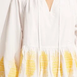 Seafolly Ladies Corsica Embroidery Tier Dress - White -Seafolly shop 54897 DR White 6