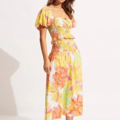 Seafolly Ladies Palm Springs Shirring Top - Lime Light 11 Seafolly Ladies Palm Springs Shirring Top - Lime Light -Seafolly shop 54903 TO Limelight 5