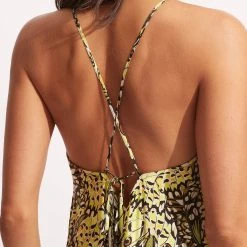 Seafolly Ladies Take Flight Slip Dress - Wild Lime 9 Seafolly Ladies Take Flight Slip Dress - Wild Lime -Seafolly shop 54912 DR Wild 20Lime 6