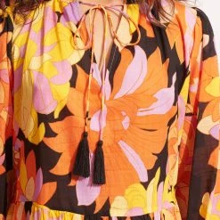 Seafolly Ladies Palm Springs Tier Dress - Black -Seafolly shop 54913 DR Black 6