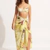 Seafolly Ladies Coast To Coast Pareo - Wild Lime -Seafolly shop 54920 SG Wild 20Lime 3