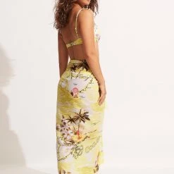 Seafolly Ladies Coast To Coast Pareo - Wild Lime 10 Seafolly Ladies Coast To Coast Pareo - Wild Lime -Seafolly shop 54920 SG Wild 20Lime 5