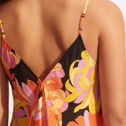 Seafolly Ladies Palm Springs Scarf Dress - Black -Seafolly shop 54926 DR Black 7