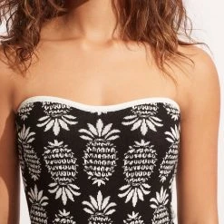 Seafolly Ladies Corsica Jacquard Knit Playsuit - Black 13 Seafolly Ladies Corsica Jacquard Knit Playsuit - Black -Seafolly shop 54929 KN Black 6