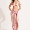 Seafolly Ladies Silk Road Sarong - Parfait Pink -Seafolly shop 54933 SG ParfaitPnk 3