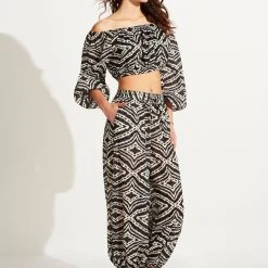 Seafolly Ladies Zanzibar Harem Pant- Black -Seafolly shop 54954 PA Black 5