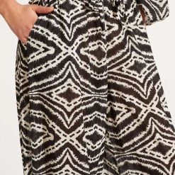 Seafolly Ladies Zanzibar Harem Pant- Black -Seafolly shop 54954 PA Black 7