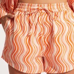 Seafolly Ladies Mod Squad Beach Short - Mandarin -Seafolly shop 54960 SH Mandarin 7