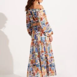 Seafolly Ladies On Vacation Crop Top - Azure -Seafolly shop 54990 TO Azure 6