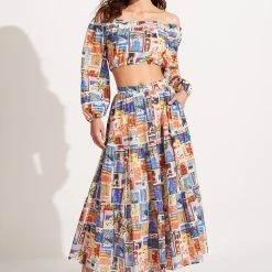 Seafolly Ladies On Vacation Skirt - Azure