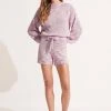 Seafolly Ladies Marl Knit Short - Lilac -Seafolly shop 54999 KN Lilac 3