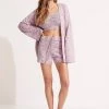 Seafolly Ladies Marl Knit Cardigan - Lilac -Seafolly shop 55000 KN Lilac 3