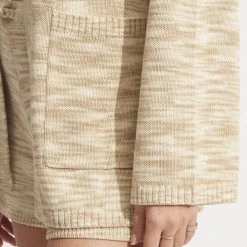 Seafolly Ladies Marl Knit Cardigan - Sand 9 Seafolly Ladies Marl Knit Cardigan - Sand -Seafolly shop 55000 KN Sand 6