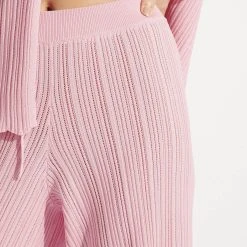 Seafolly Ladies Crochet Knit Pant - Parfait Pink -Seafolly shop 55005 KN ParfaitPnk 7