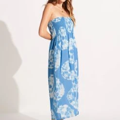 Seafolly Ladies Tie Dye Maxi Skirt/Dress - Azure