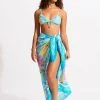Seafolly Ladies Under The Sea Sarong - Blue Mist -Seafolly shop 55051 SG Blue 20Mist 3